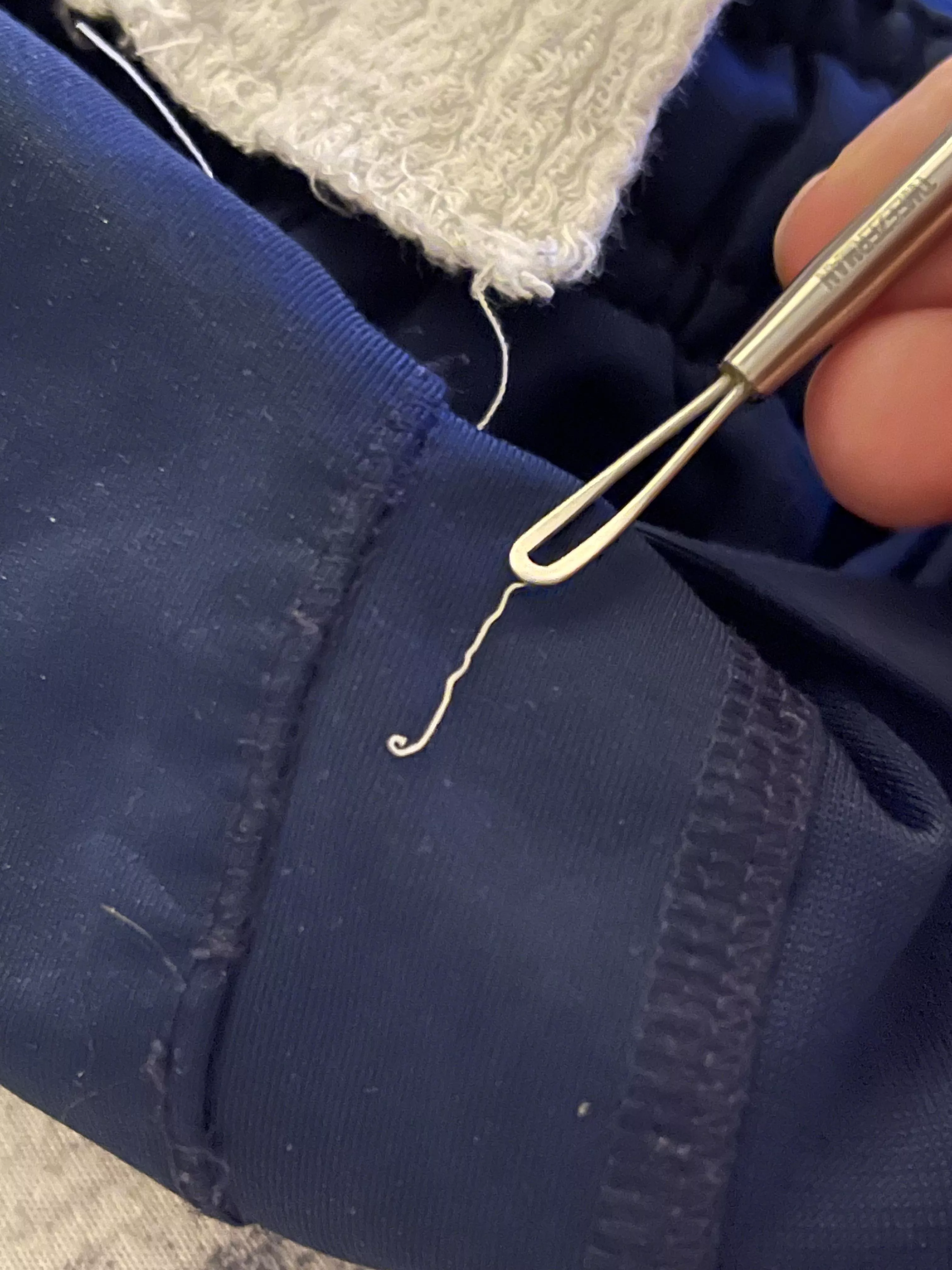 Removed this long beauty noodle from their back