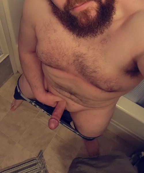 Tug my beard and my cock? 