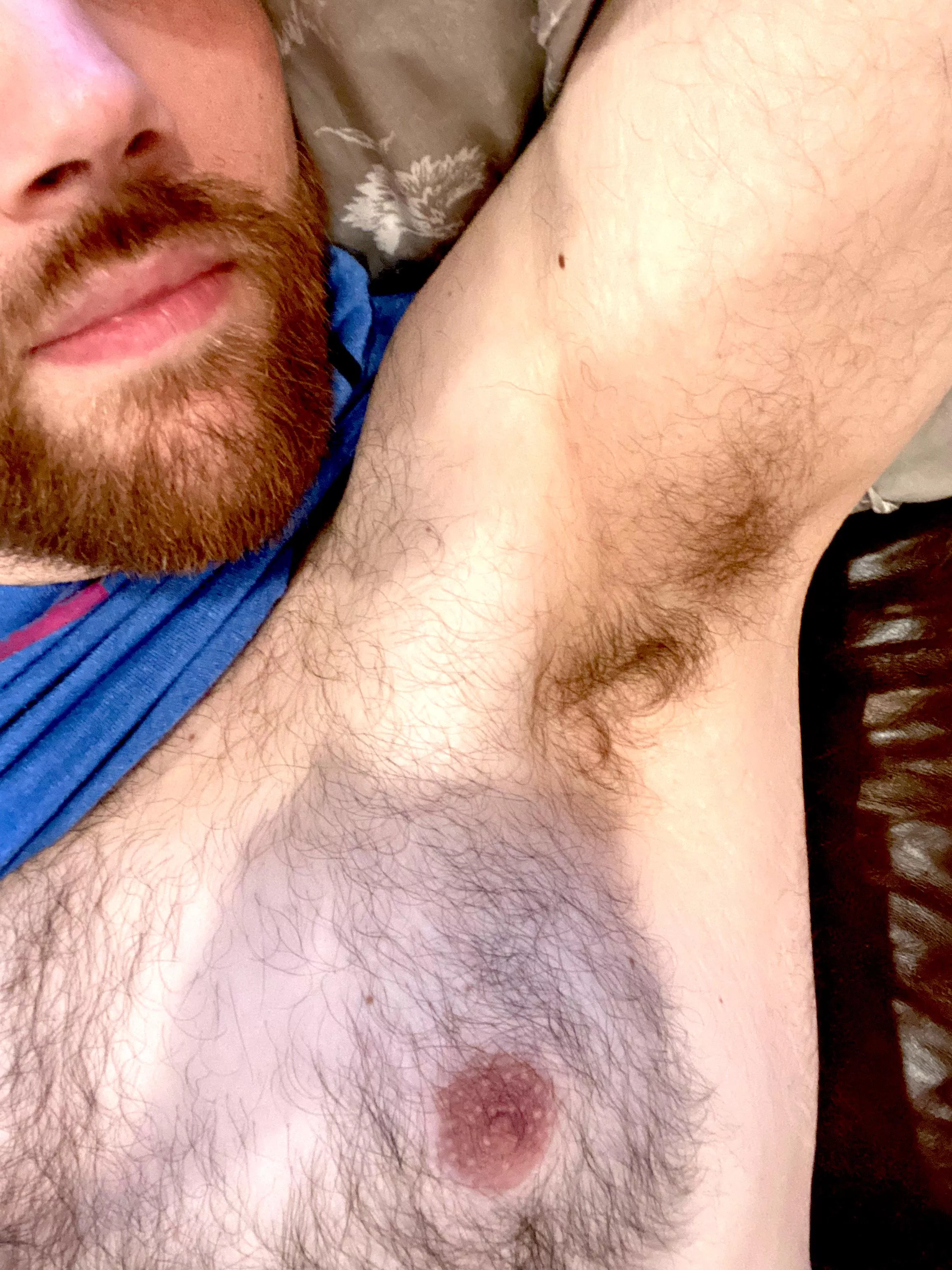 Who wants their face in my musky morning pits? 