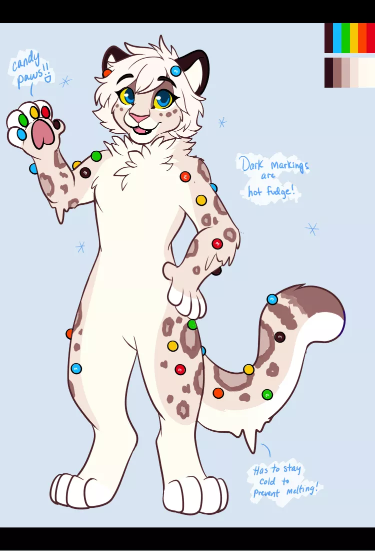Would You *Chill* With This M&M McFlurry Snow Leopard? (Adoptable)