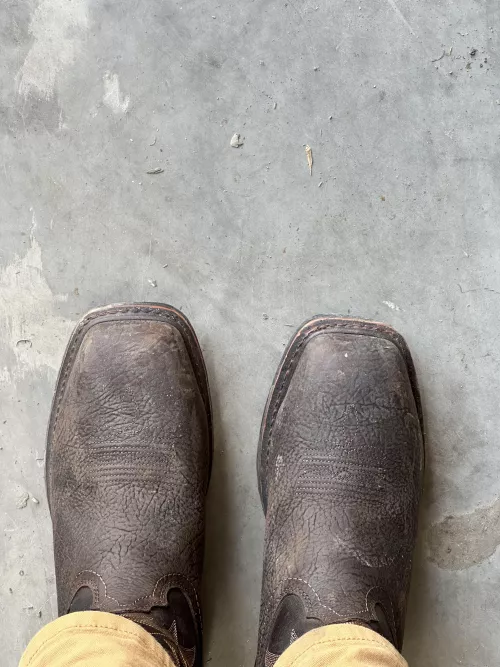 Are these cracks signs of needing conditioning? Ariat work hogs