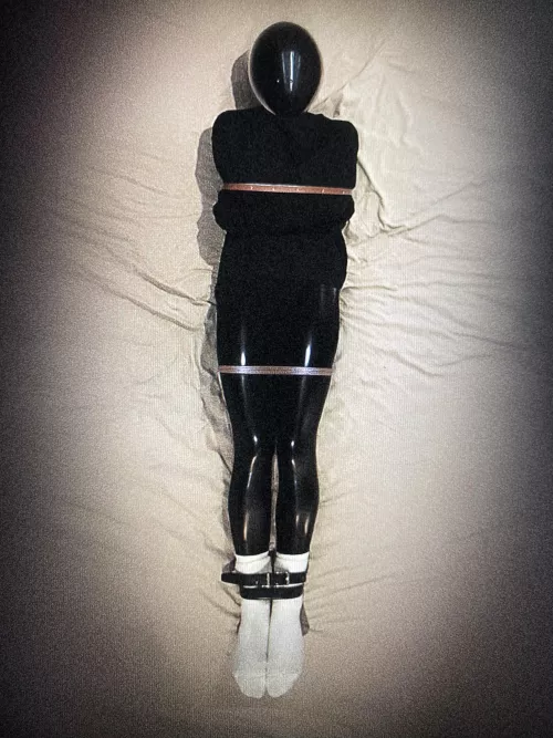 Consignments are tightly bound and left for an unspecified period of time. It helps mould them into a mindless fuckdoll.