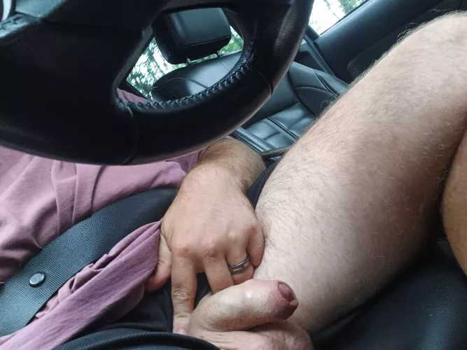 Cruising along my balls were so heavy, random hard-ons. During my travels I'd love to find a horny trucker that will let me empty my balls into them.