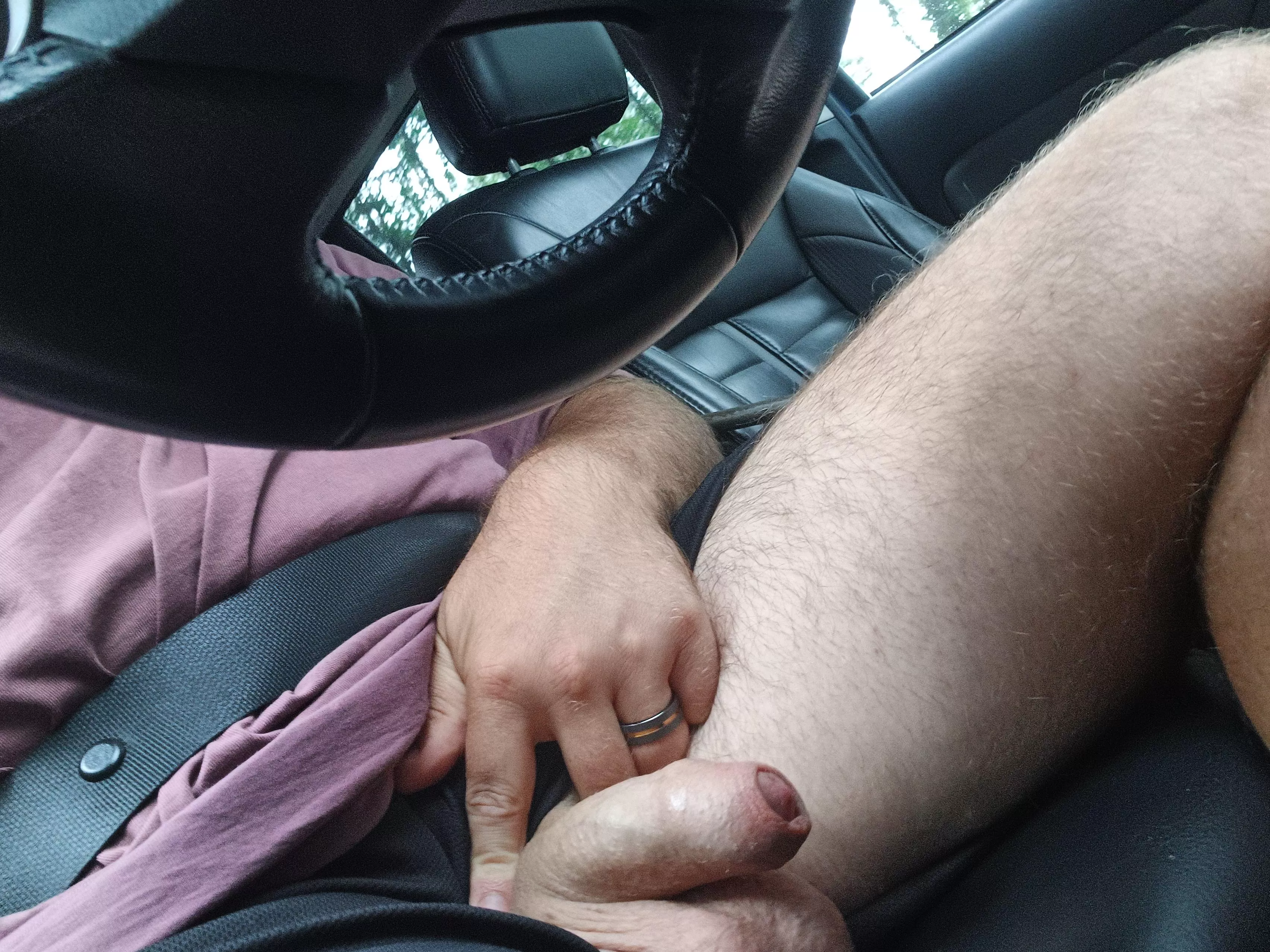 Cruising along my balls were so heavy, random hard-ons. During my travels I'd love to find a horny trucker that will let me empty my balls into them.