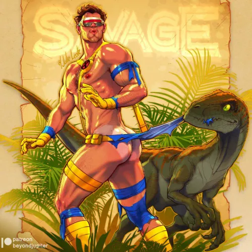 Cyclops in the Savage Land (By julio_leote) 