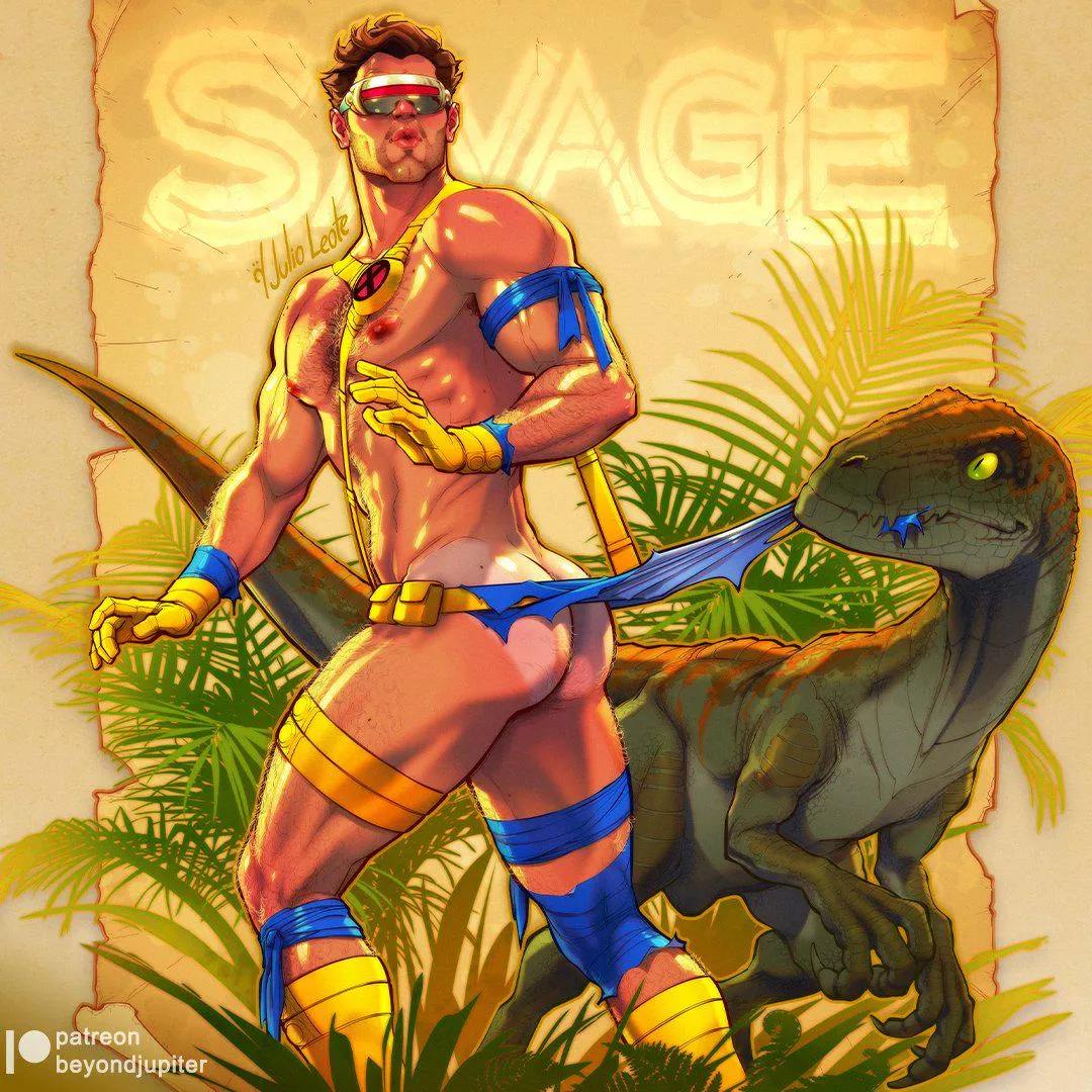 Cyclops in the Savage Land (By julio_leote) 