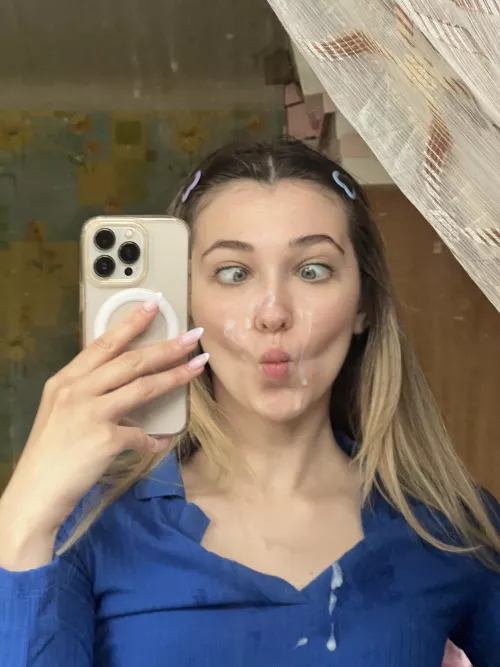 Do you want to cum on my face