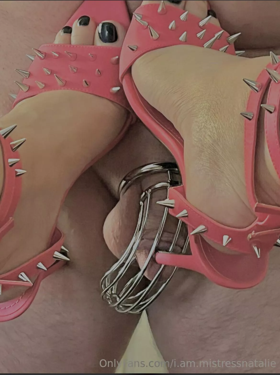 Heel right to the head! Painful but rewarding all at once!