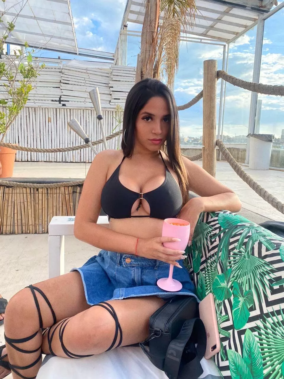 Love to spend summer day at the beach cafe