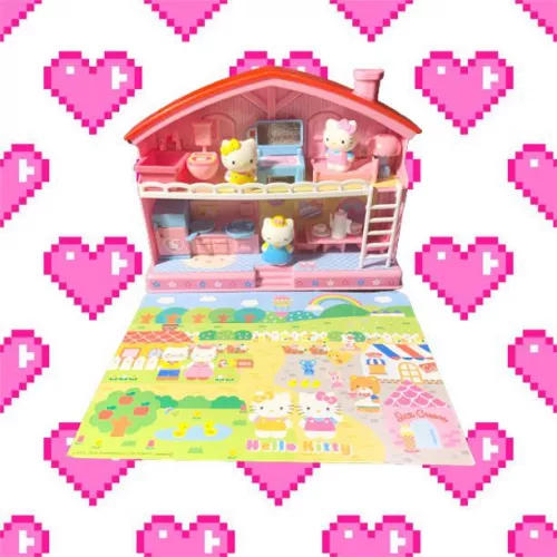 My new Hello Kitty playset!💕 Who else likes Hello Kitty?