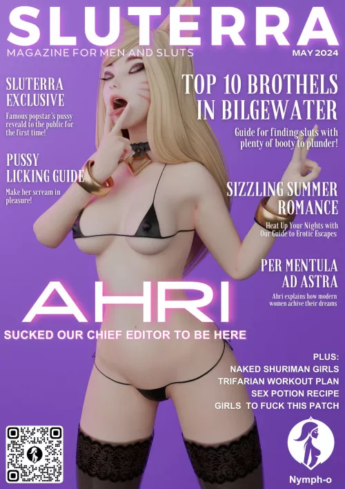 Porn Magazine Ahri (Nymph-o)