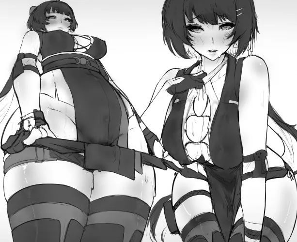 Quick sketch of Rover from Wuthering Waves (@Yulnuxx)