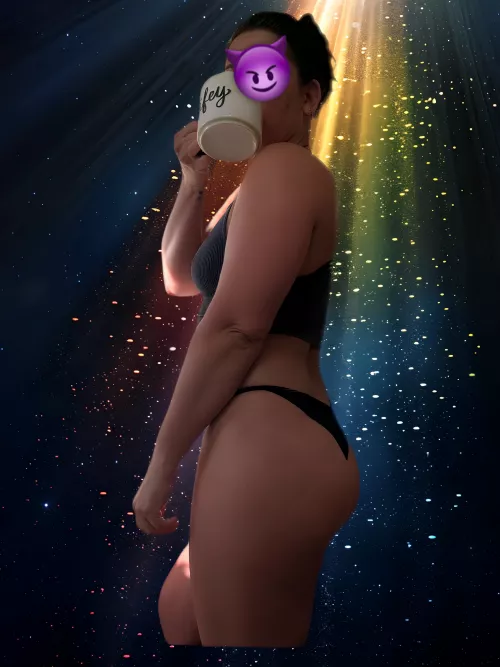 Sprinkled a little 🍄 in the coffee today. 