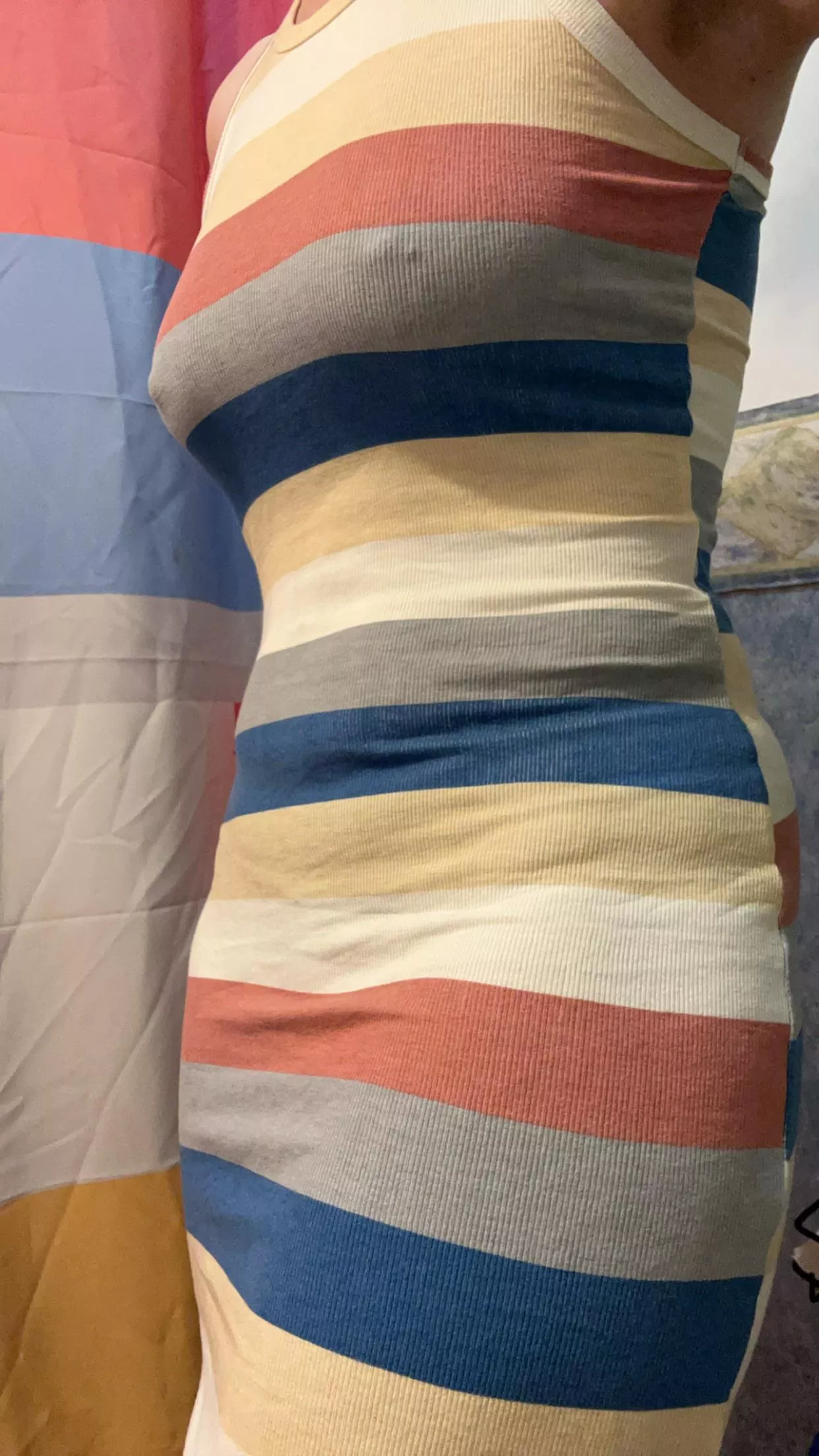 Wearing a cute dress today