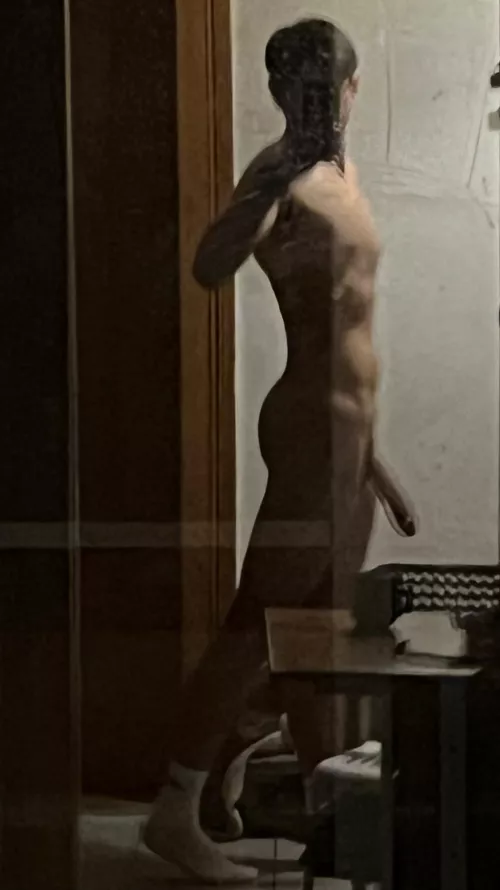 [22] Wondering if the neighbors were watching through the glass door