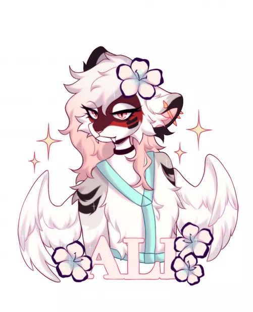 Badge drawing of my character