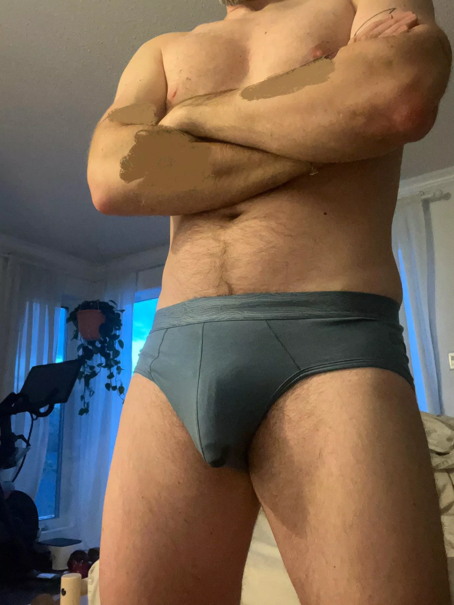 Blue briefs
