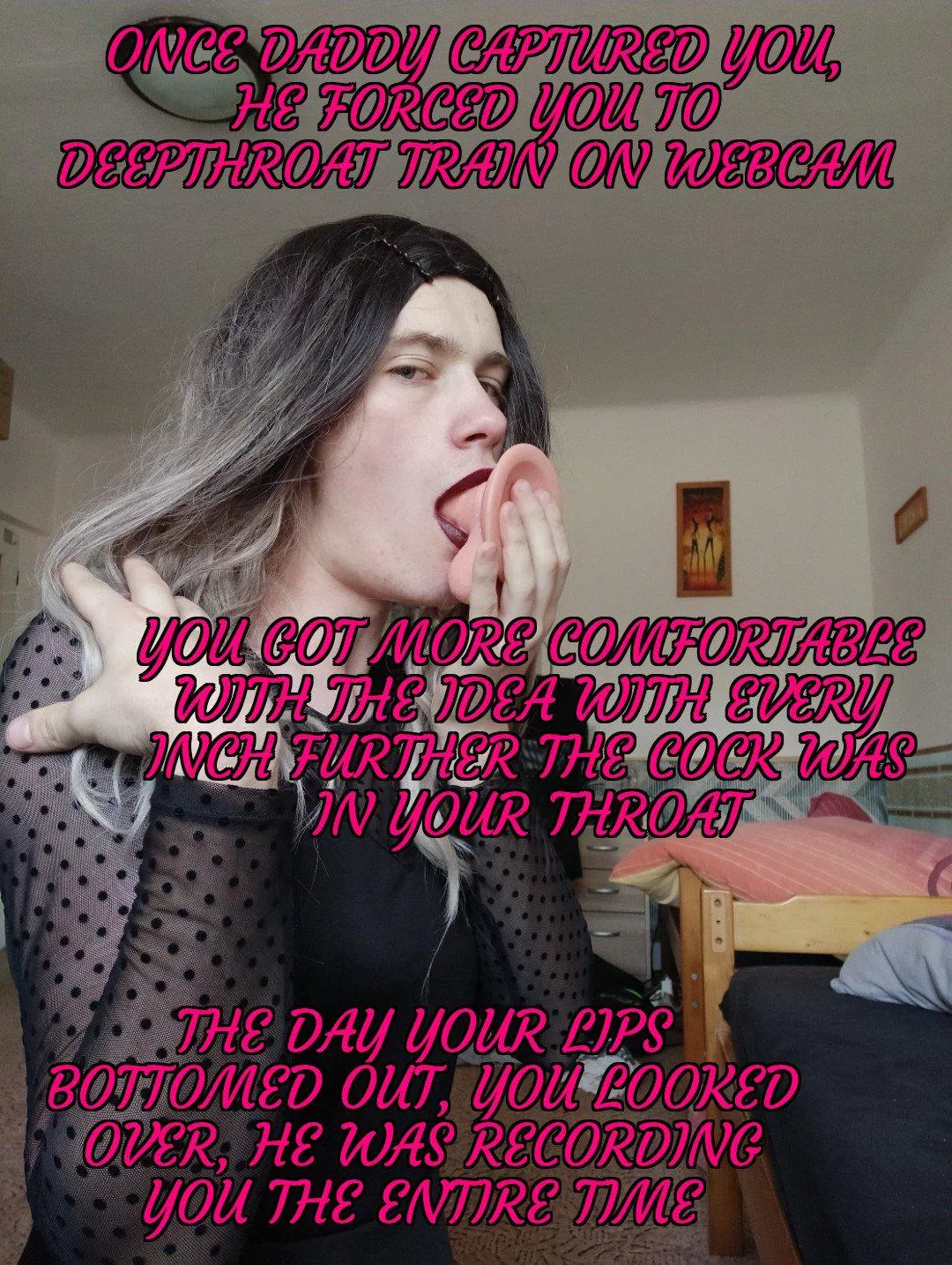 Deepthroat sissy