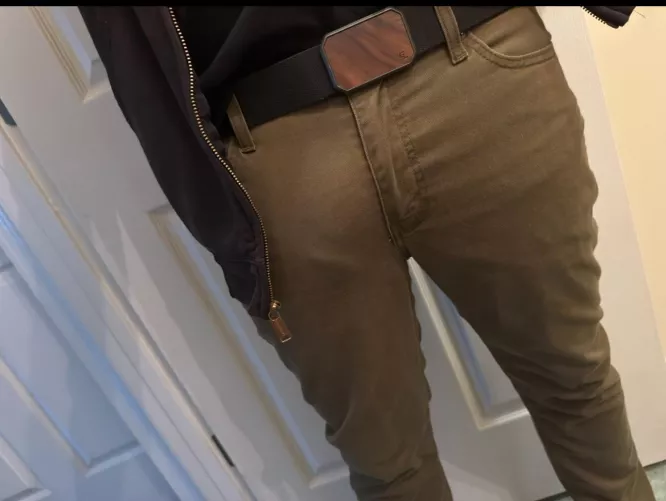 Do these pants make my cock look fat? (25)