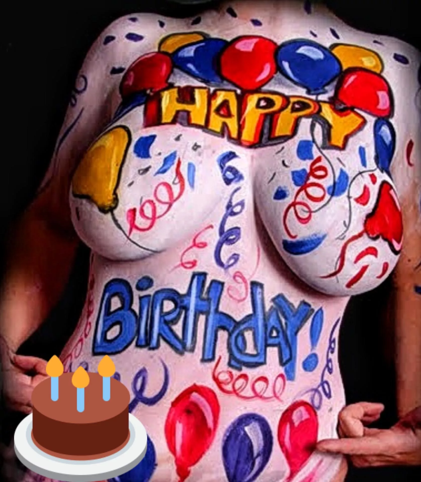 Found an old Birthday Greeting I did for a friend.