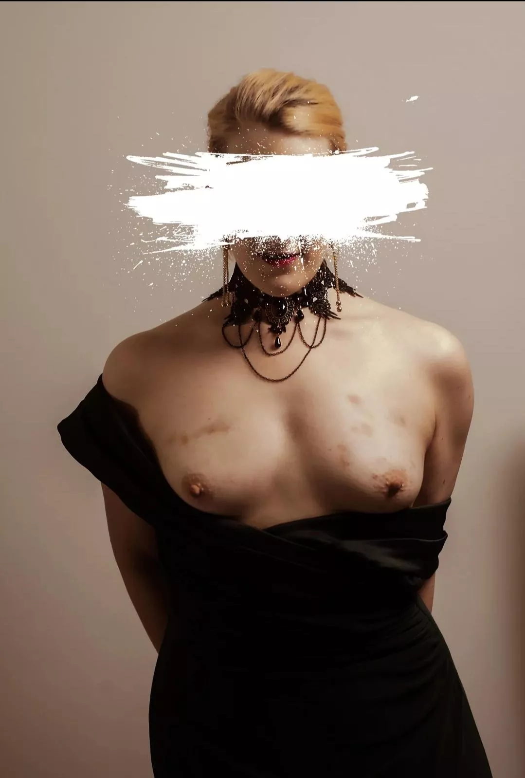 I got light impact play to my boobs before our gala night