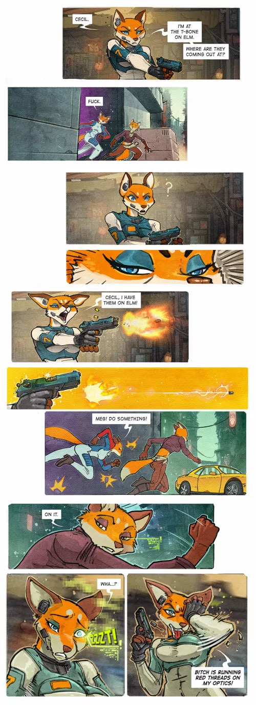 I'd love to make comics (Ashpond OC - Gun/Swearing Warning)