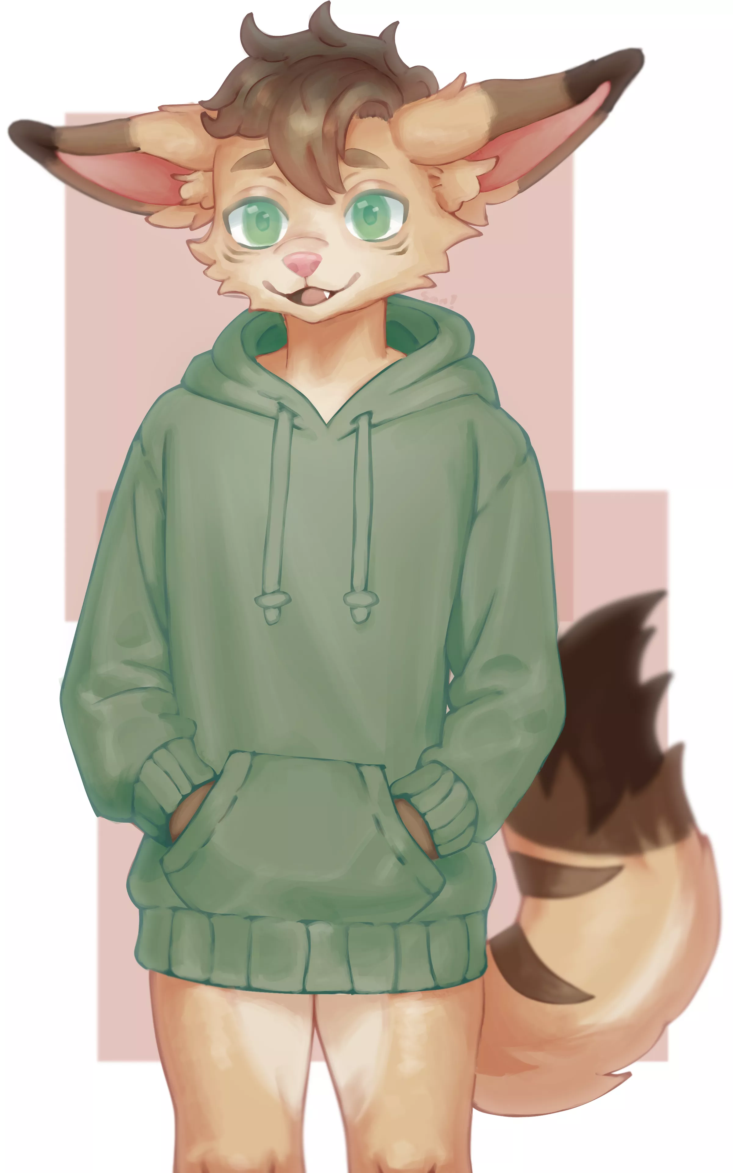 Say hi to Darcy<3 (Drawn by Skitsy on Discord)