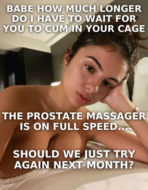 She's getting impatient!