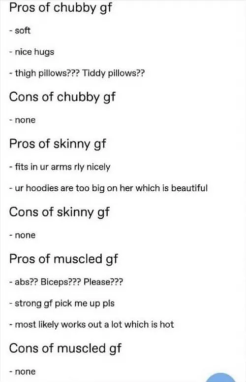 There aren’t any cons whatsoever to a muscly girlfriend 😂