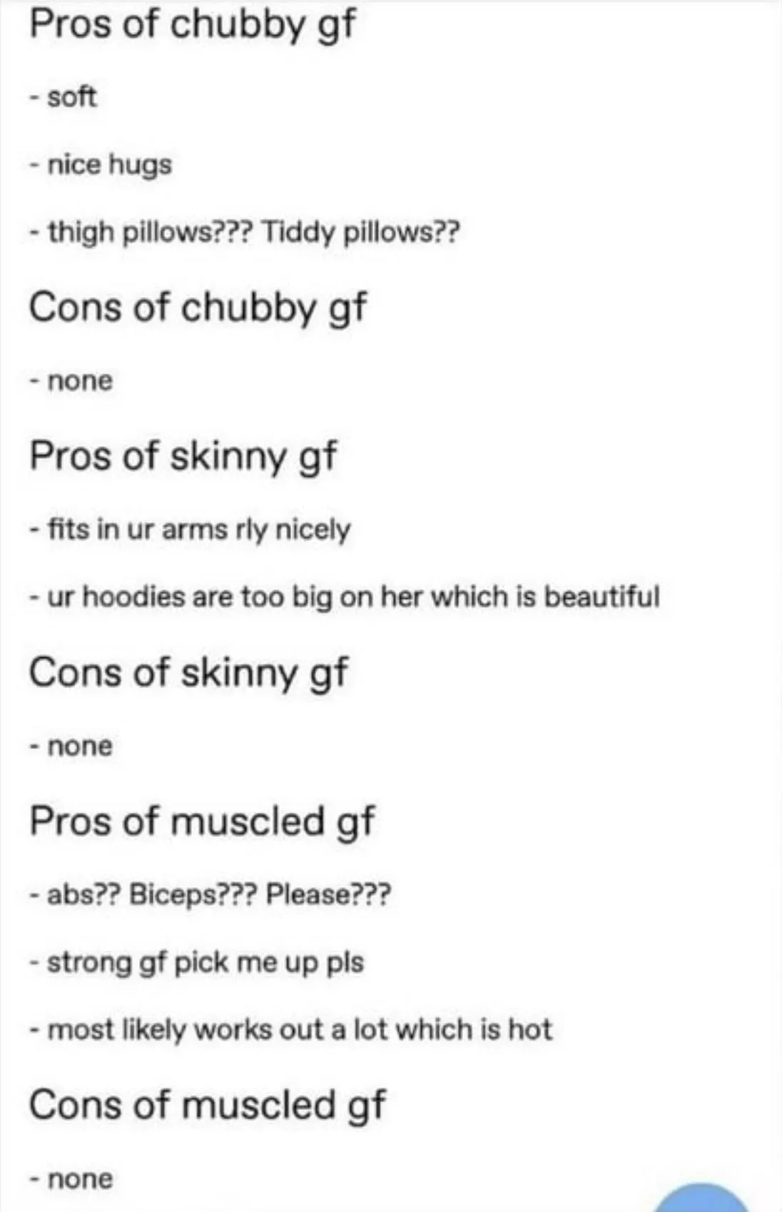 There aren’t any cons whatsoever to a muscly girlfriend 😂