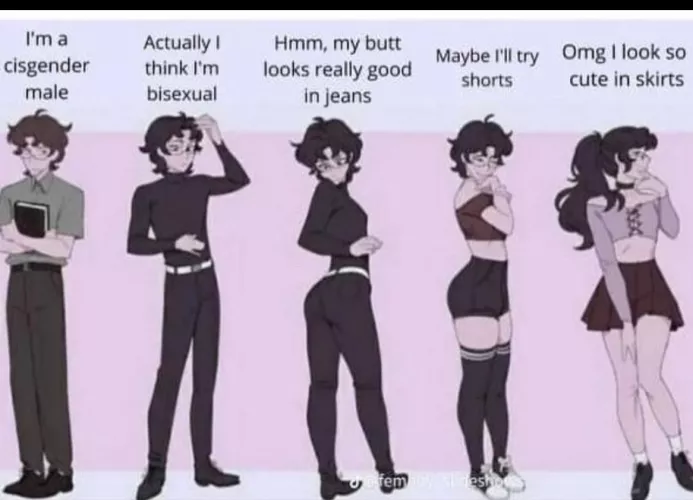 This is an accurate depiction of my evolution 