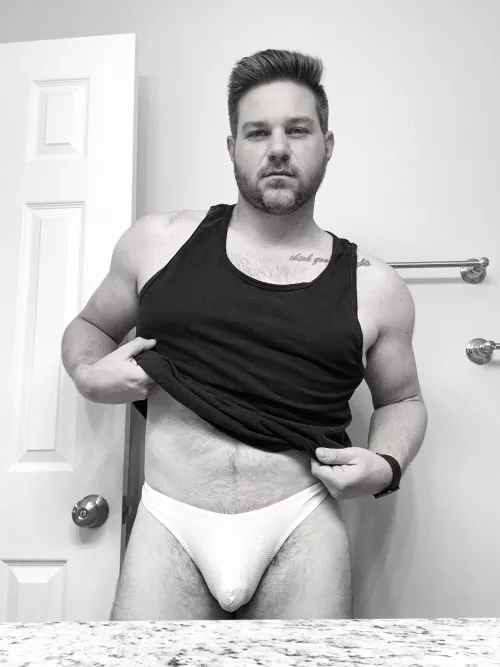 Trying some new underwear.