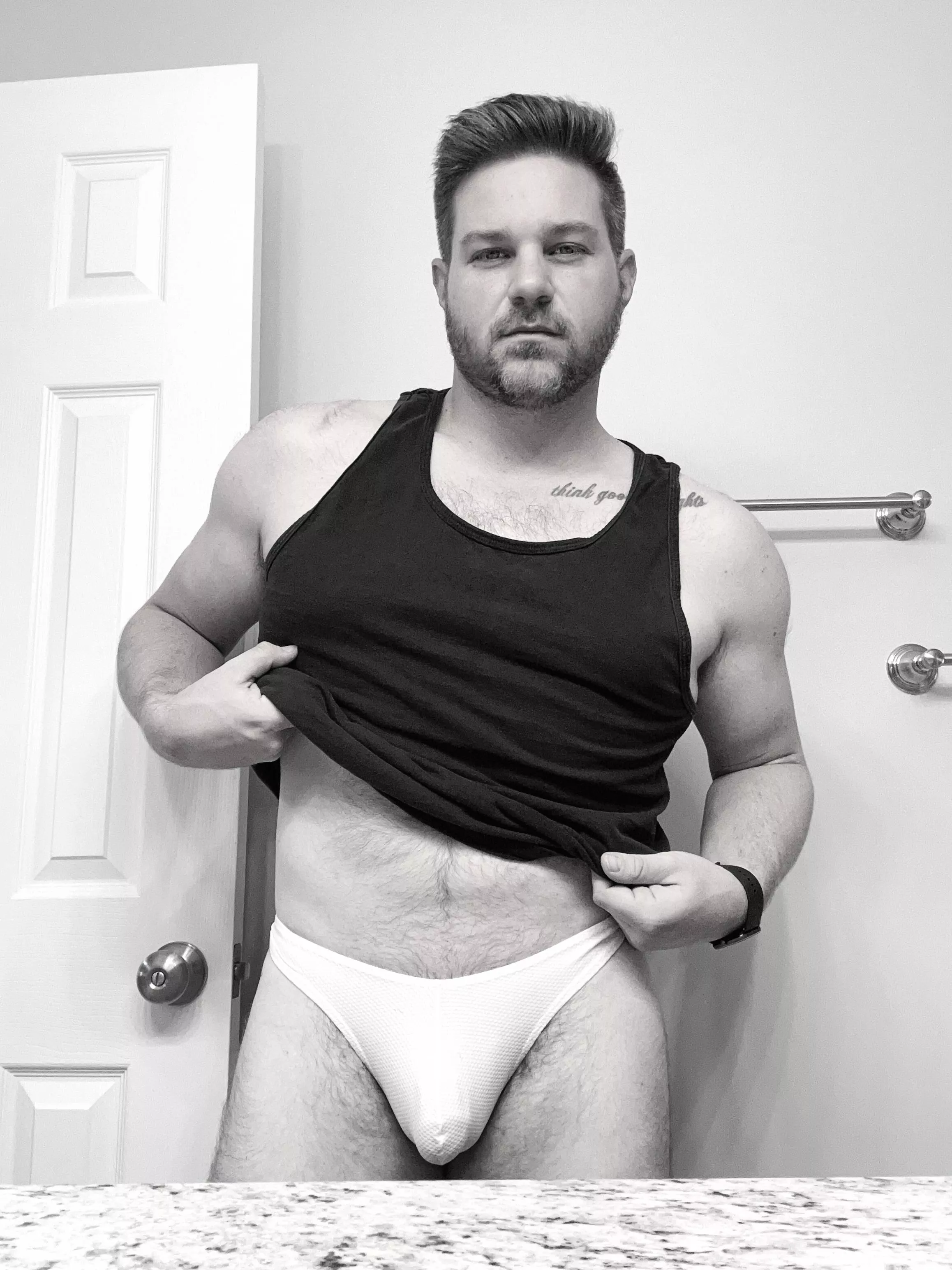 Trying some new underwear.