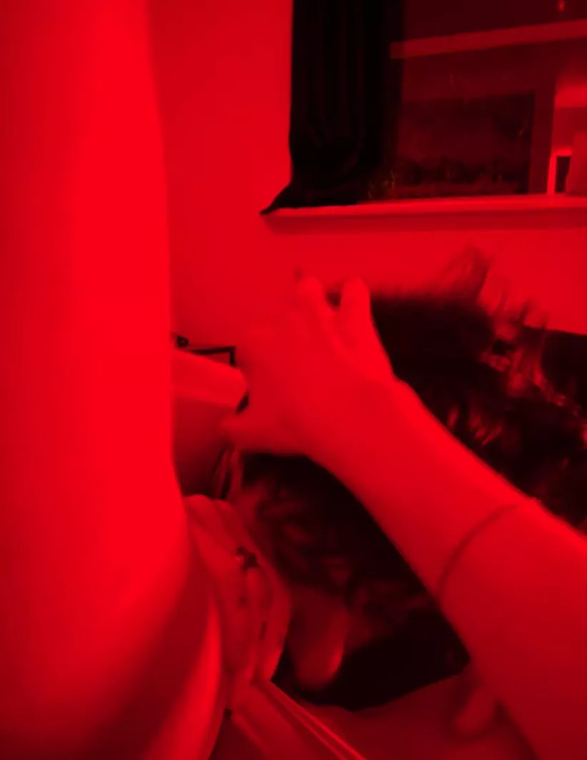 You get to taste me as a reward for being such a good boy