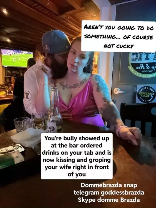 You love it don’t you cucky, submit and serve us like a good boi should 