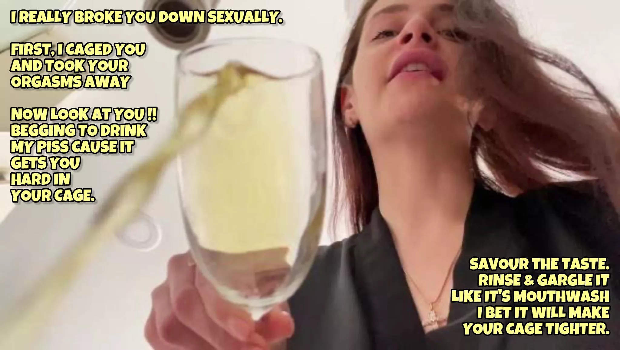 your ex gf completely broke you down but it turns you on