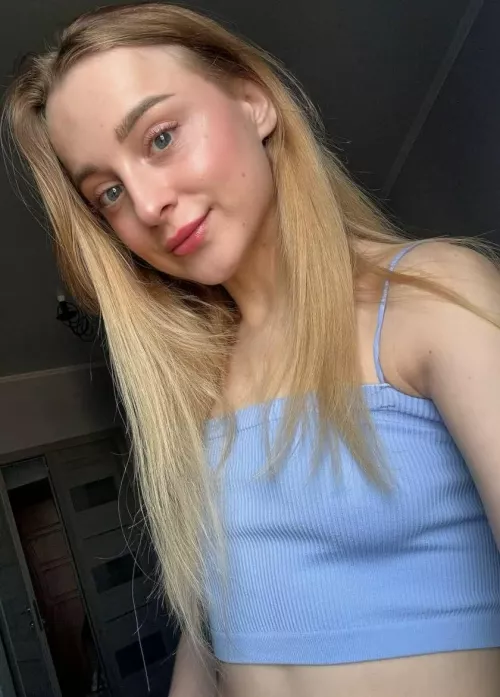 are my light blue tops the cutest crop tops?