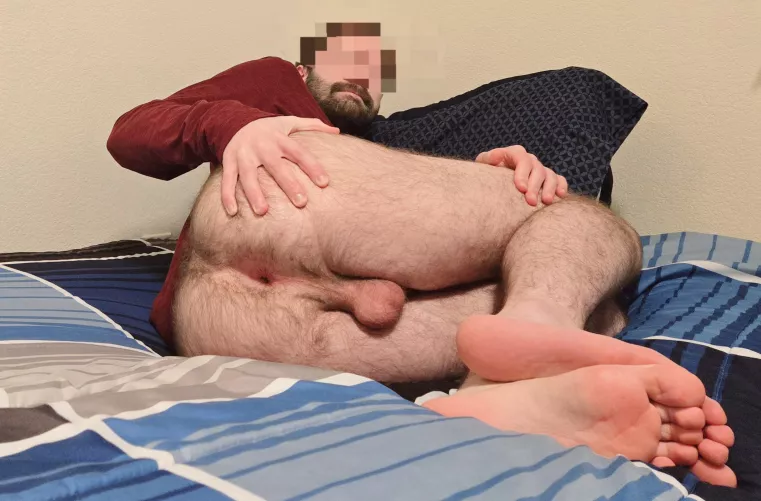 Are you going for my ass or balls first?