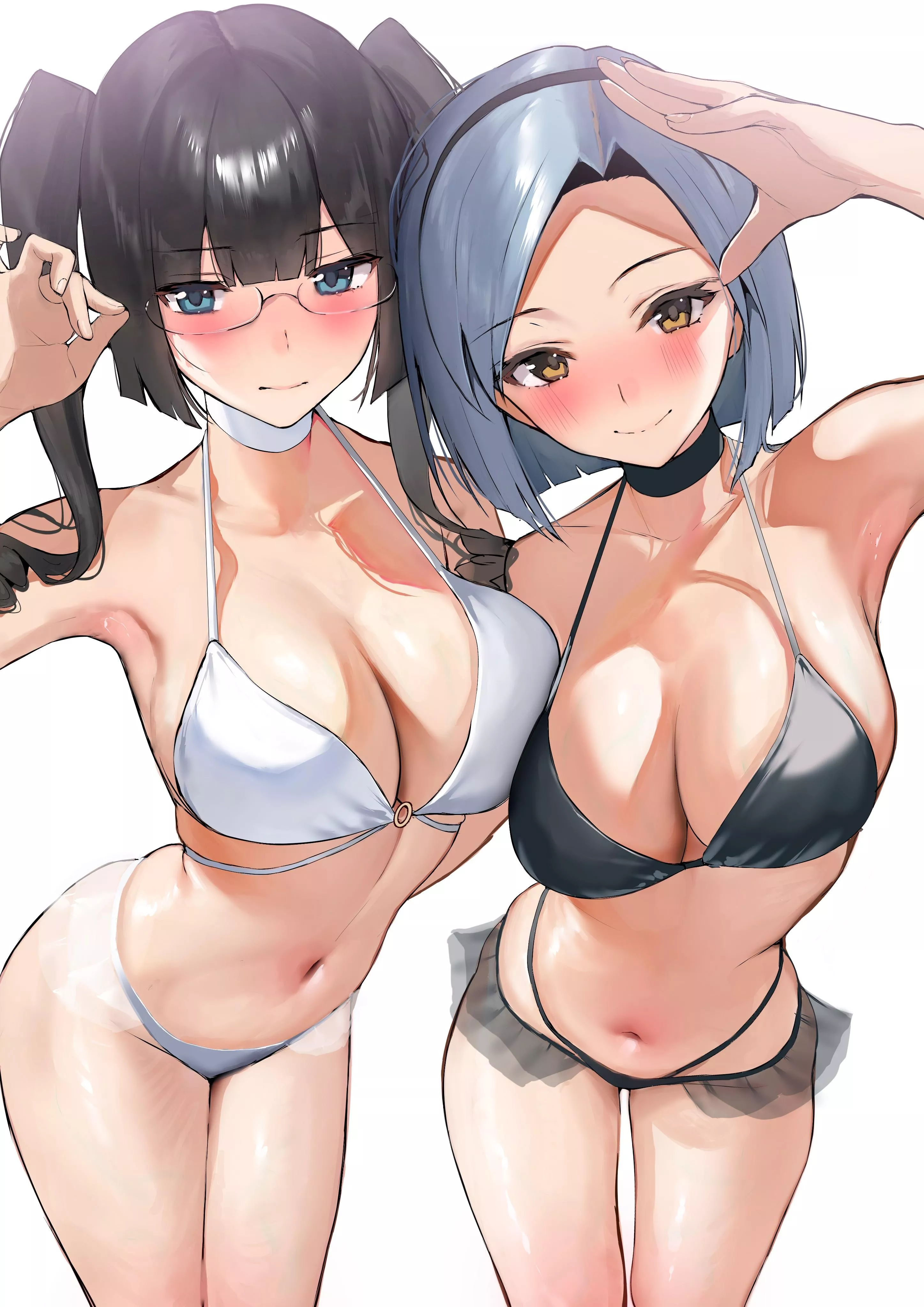 Black & White Bikinis