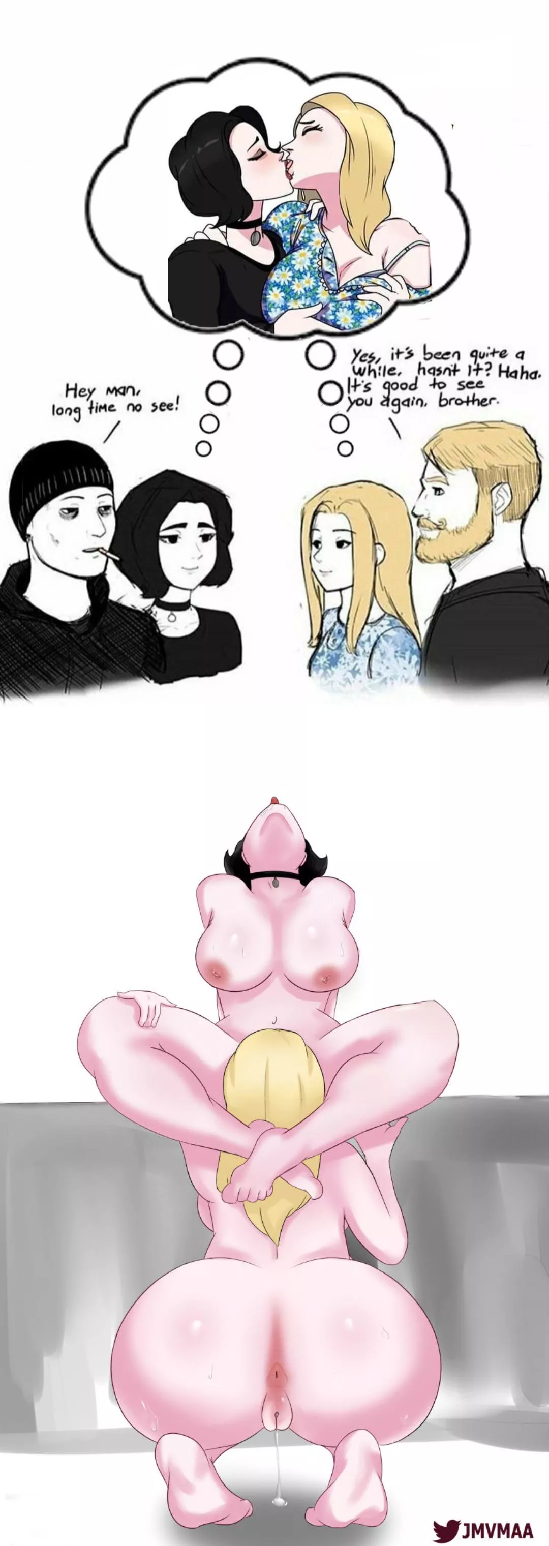 Doomer Girl, Tradwife (jmvmaa) [Wojak memes]