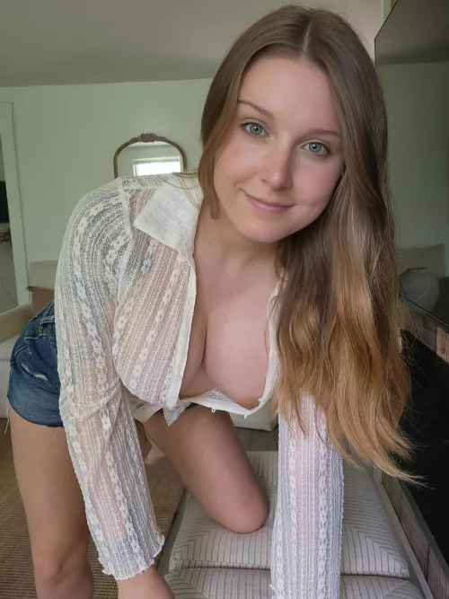 I didn't notice that you could see down my blouse