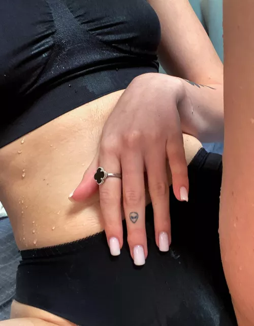 I got drenched and now I'm all wet.