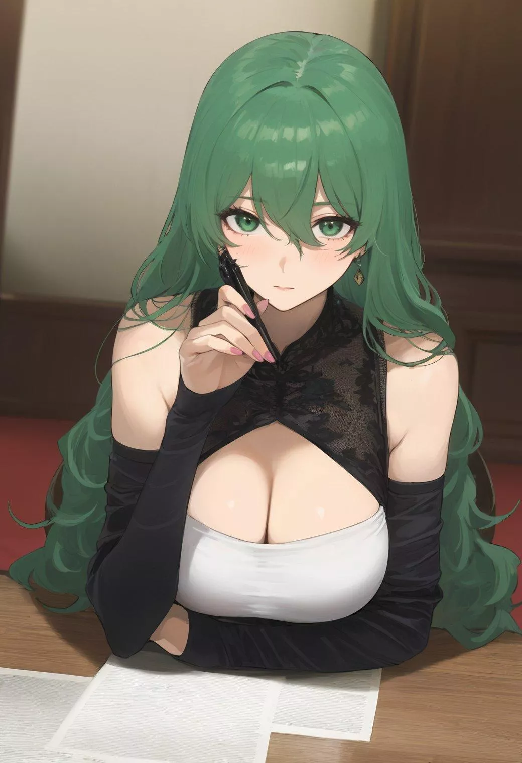 Interrupted Paperwork 