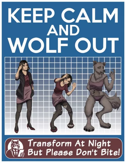 Keep Calm and Wolf Out (Nothere_3) [Human -> Werewolf]