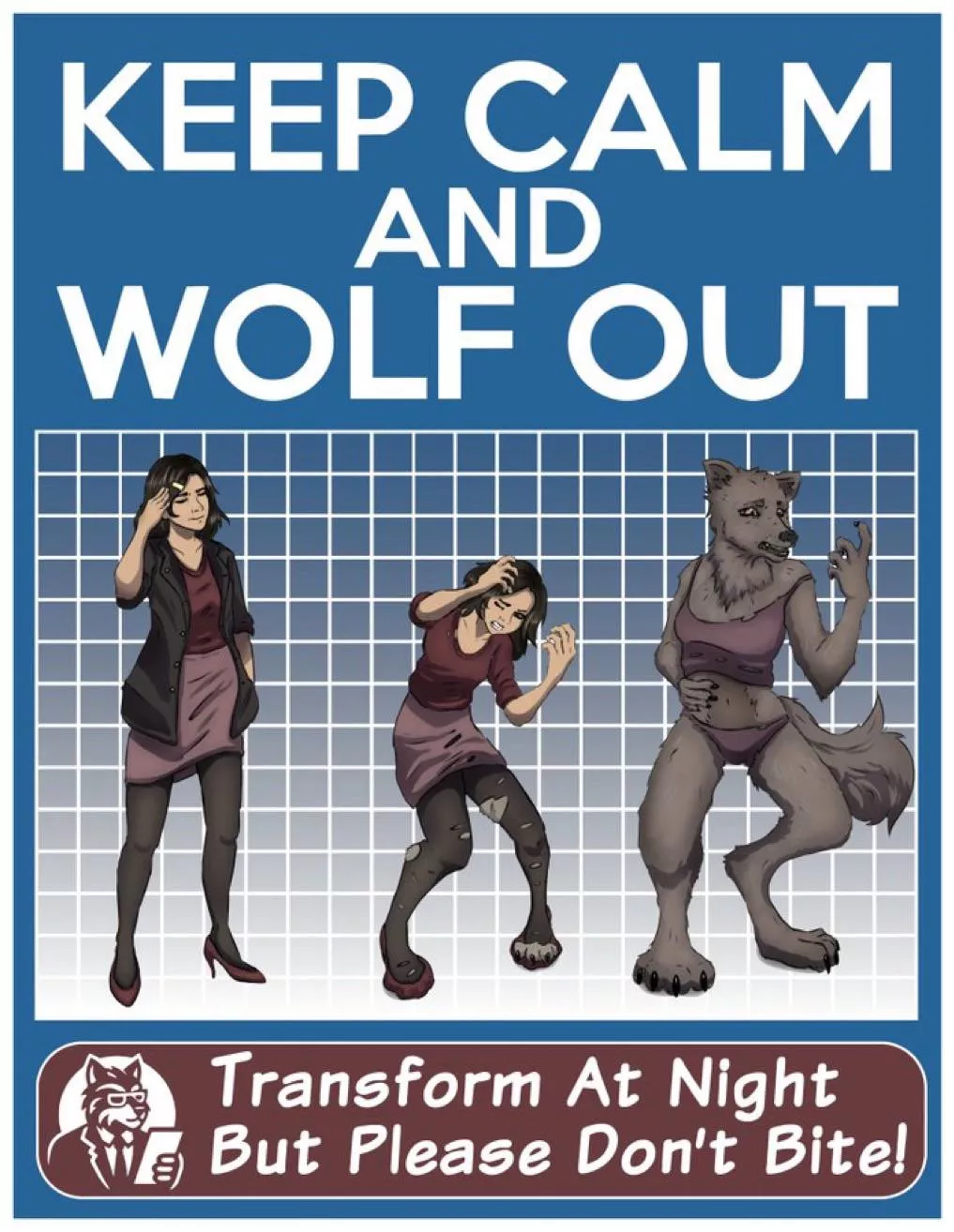 Keep Calm and Wolf Out (Nothere_3) [Human -> Werewolf]