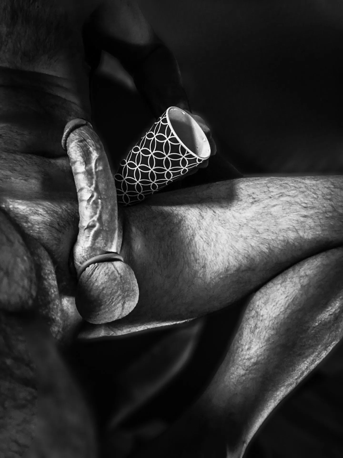 Light shining on my veins