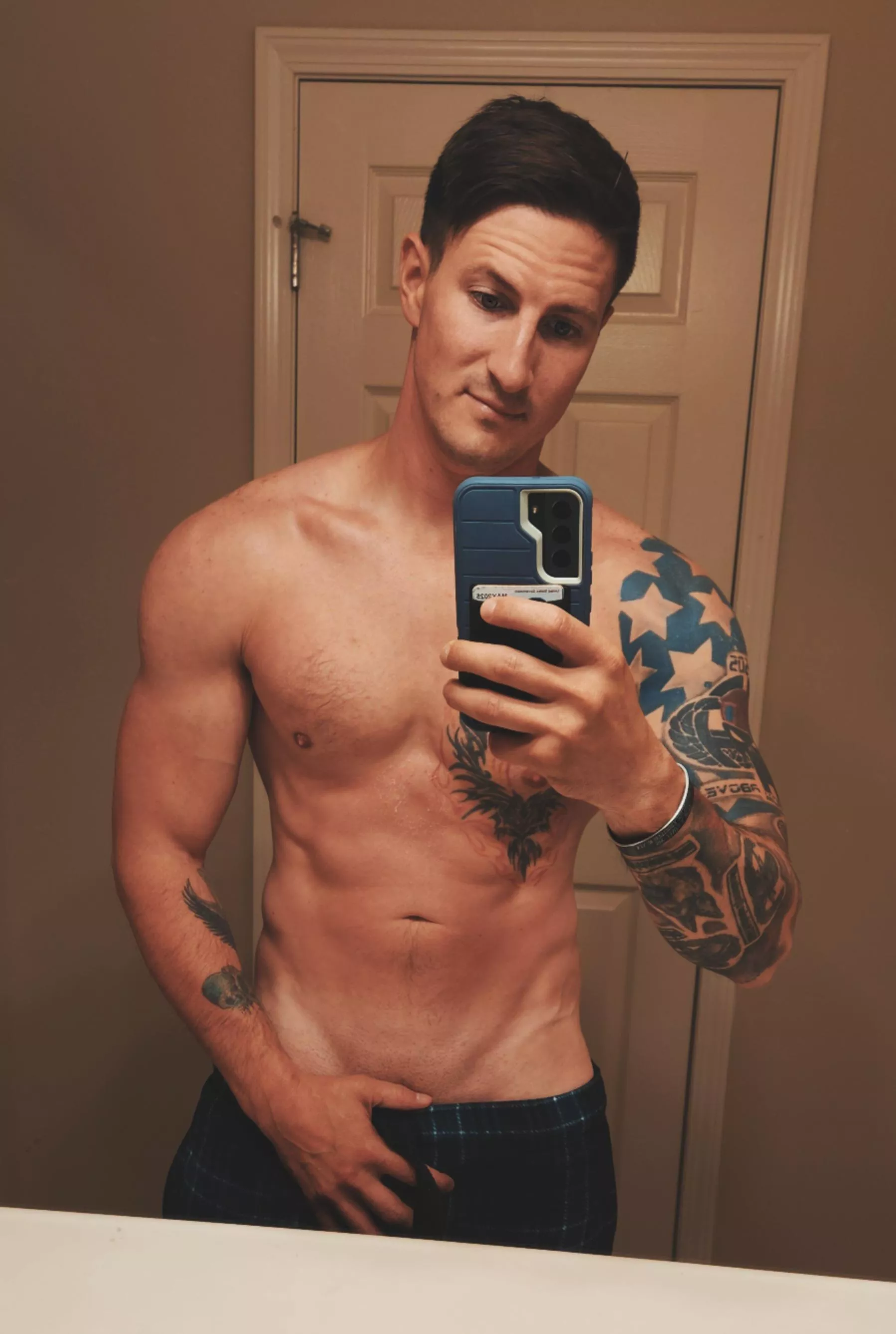 Long week, nice to drop the uniform and put on comfortable clothes 