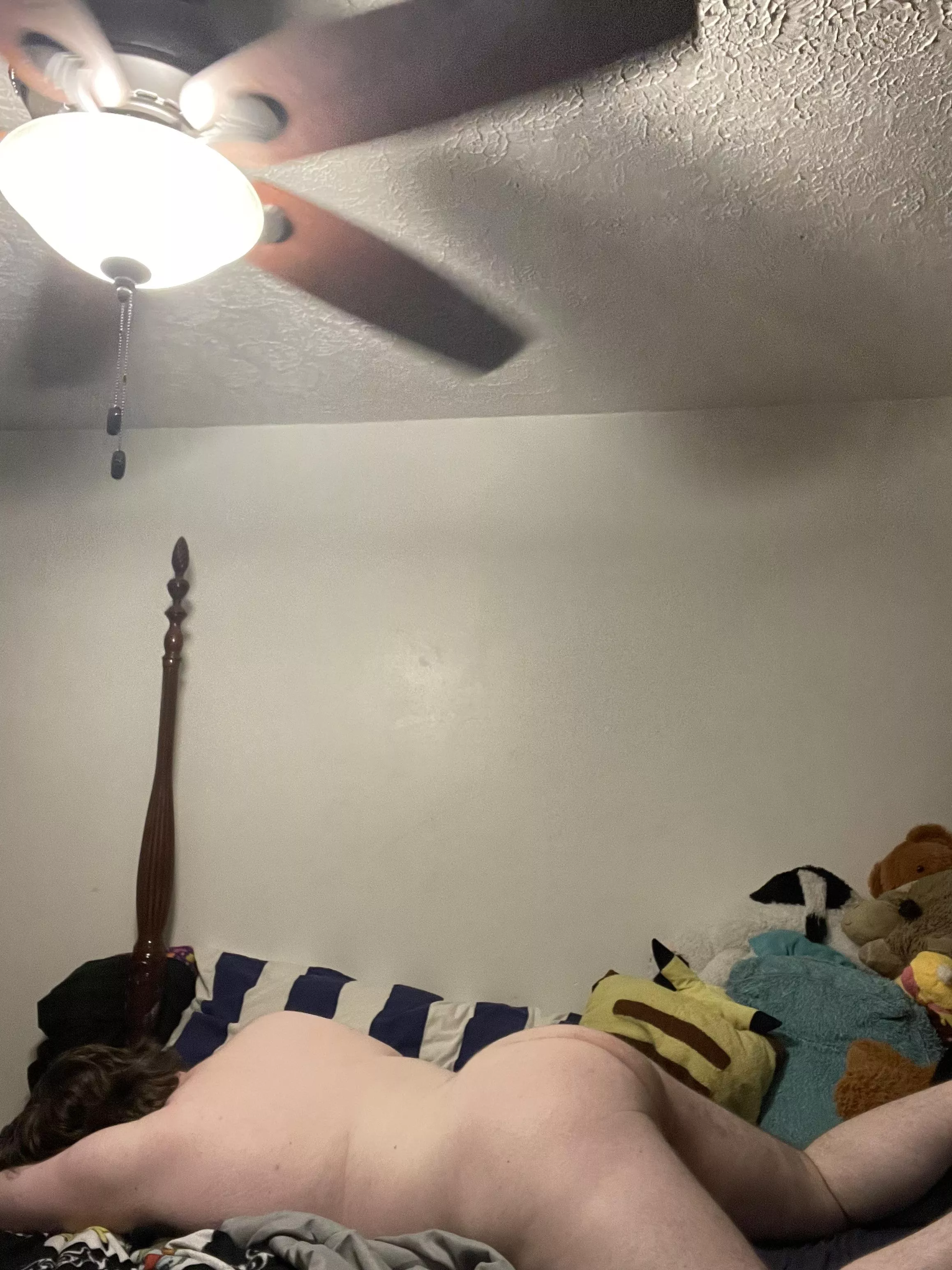 POV; you just turned on the lights to me napping. Now what?