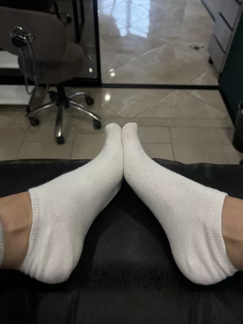 Rate my feet with mesh socks