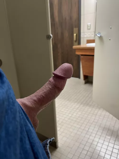 Restroom, hoping someone walks in
